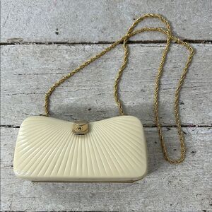 Vintage Saks Fifth Ave Italy Lucite Clutch Purse